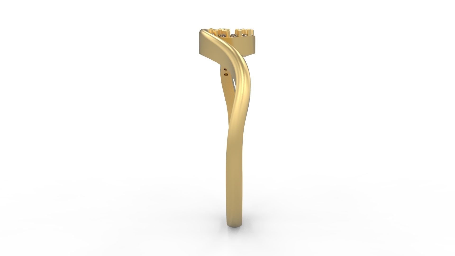 Minimalist Ring 1001 3D print model_2