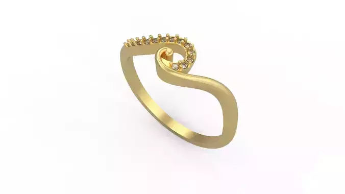 Minimalist Ring 1001 3D print model