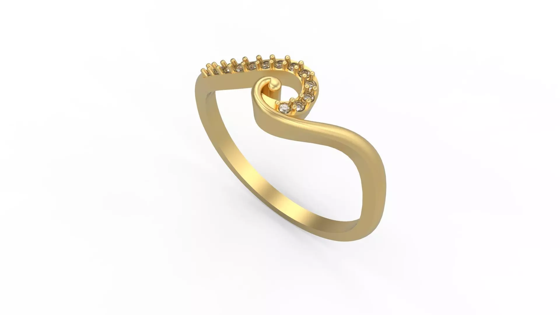 Minimalist Ring 1001 3D print model_0