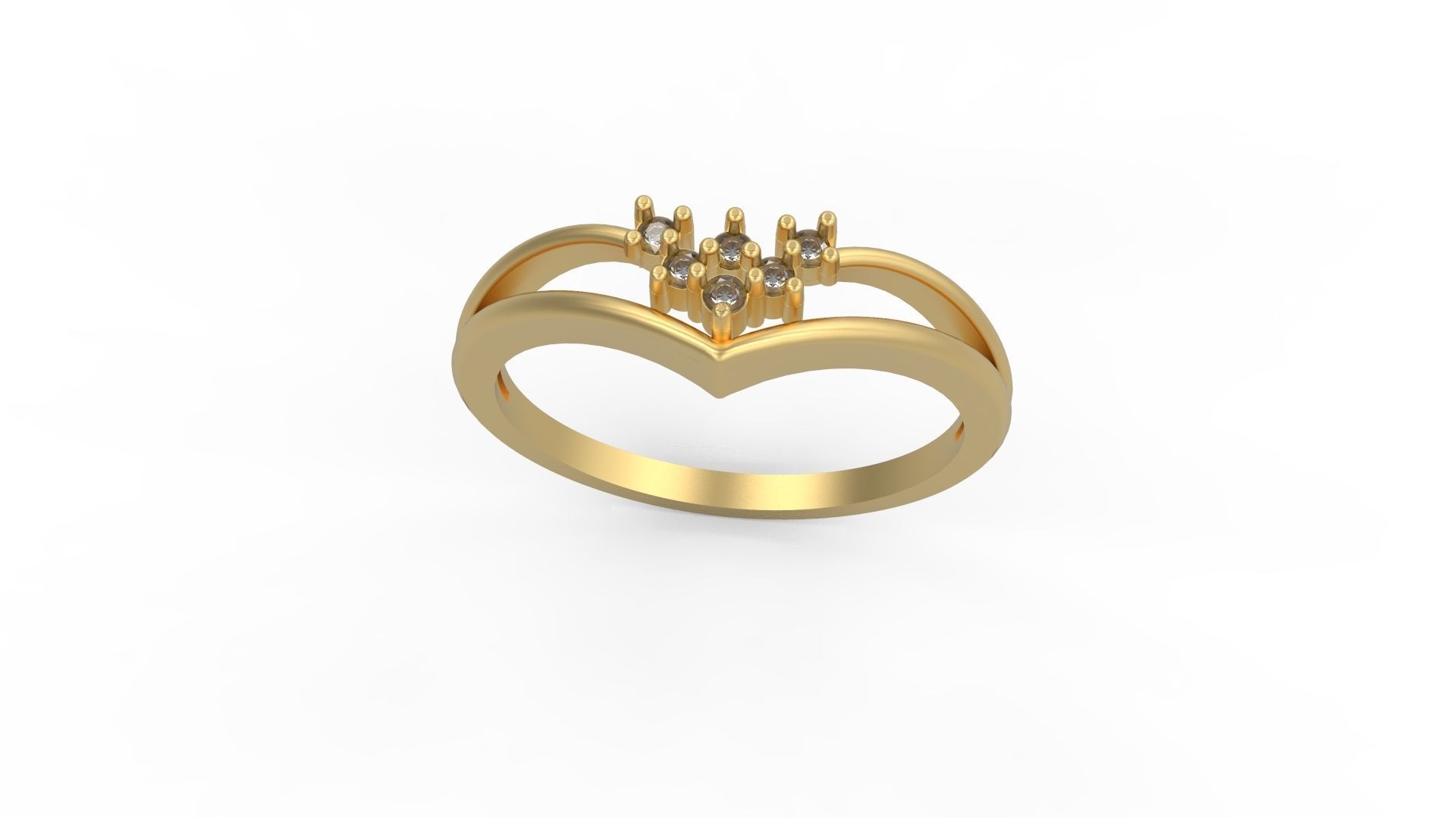 Minimalist Ring 1000 3D print model_3