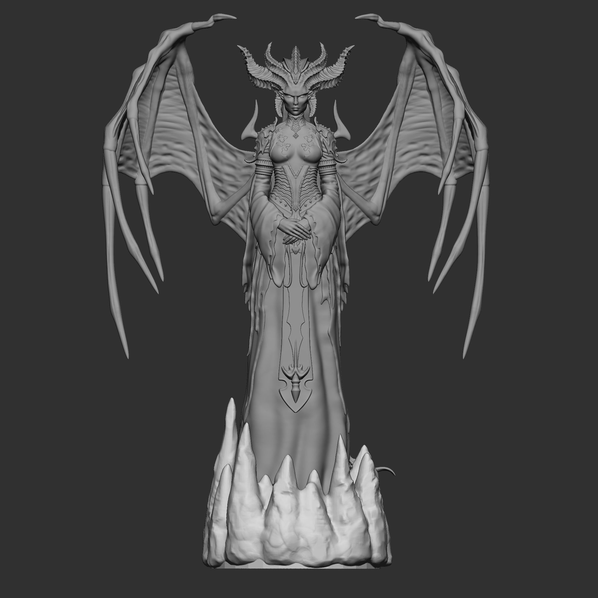 LILITH DIABLO IV FIGURE 3D print model_5