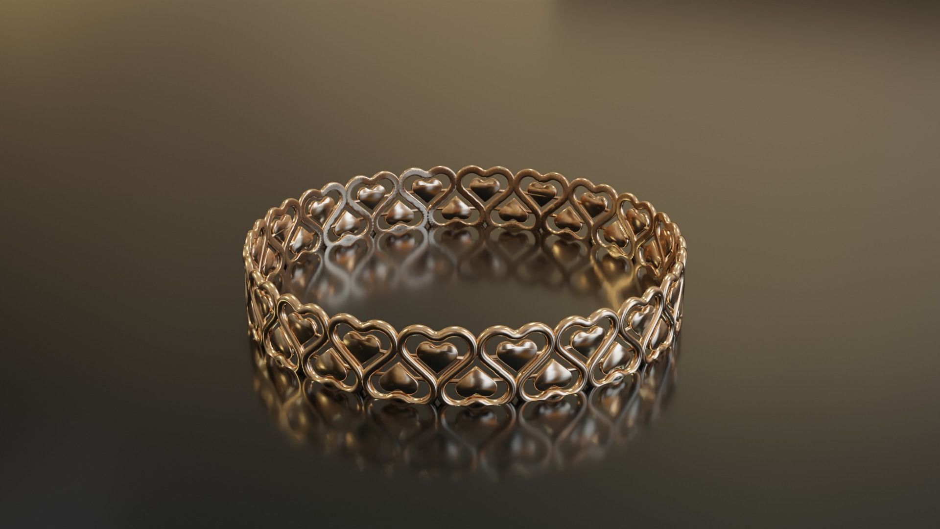 Heart Ring 3D print model_2