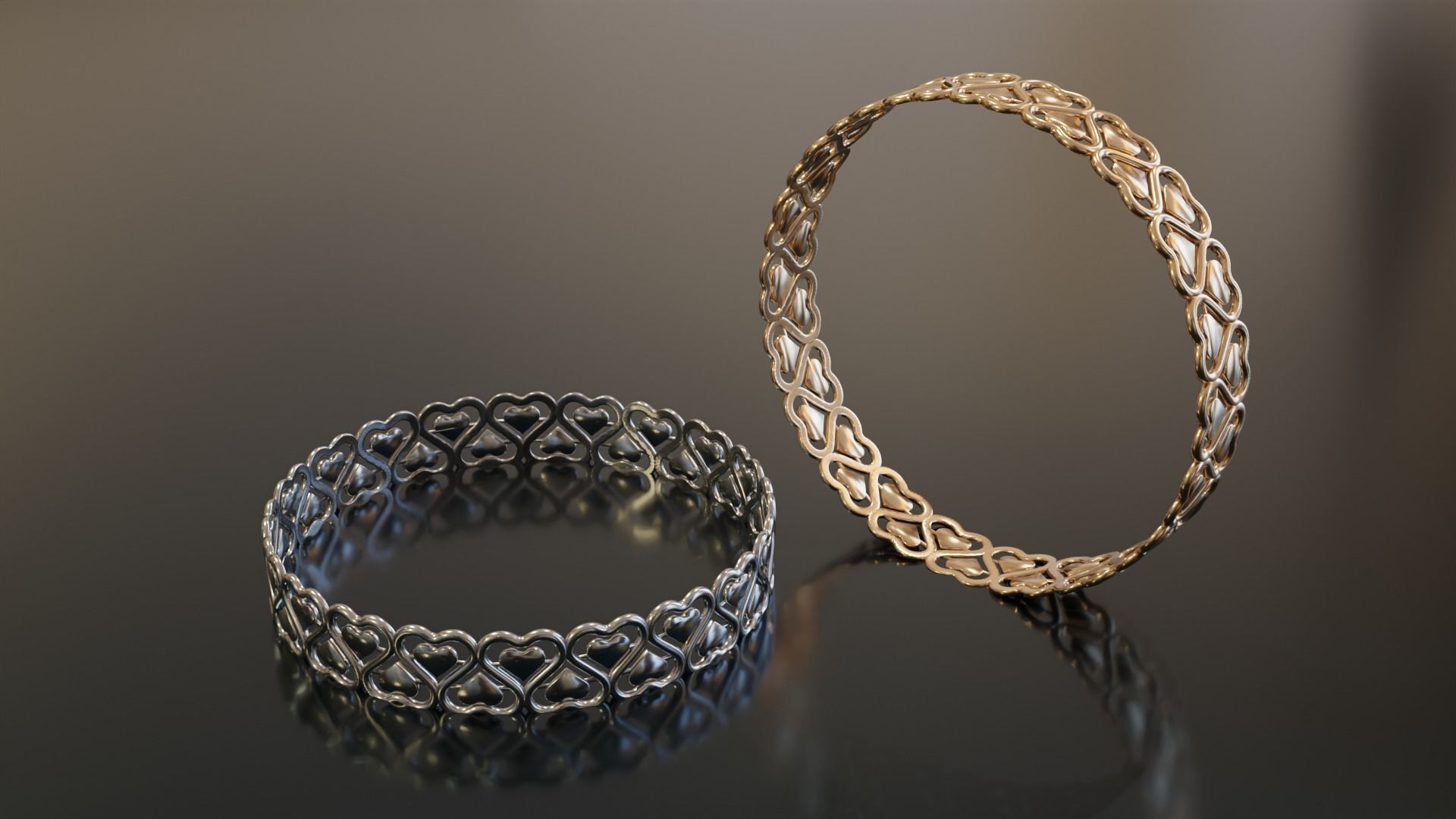 Heart Ring 3D print model_1