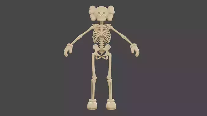 新品未開封　KAWS SKELETON Bone オーナメント 4種セット MEDICOM TOY - 新品未開封 KAWS SKELETON Bone オーナメント 4種