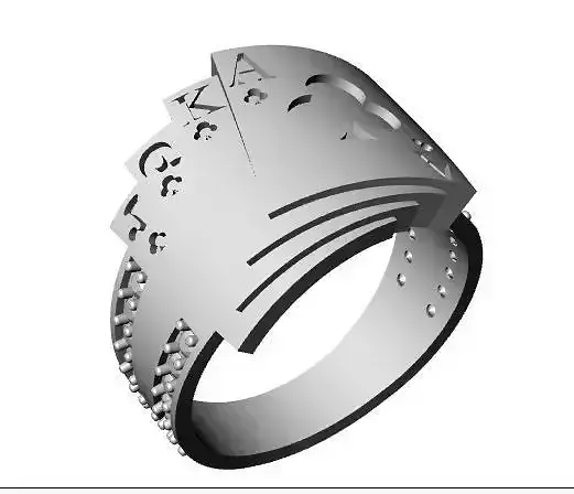 poker ring 3dm 3D print model