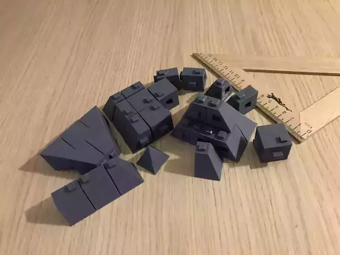 3D PYRAMID JIGSAW PUZZLE 3D print model