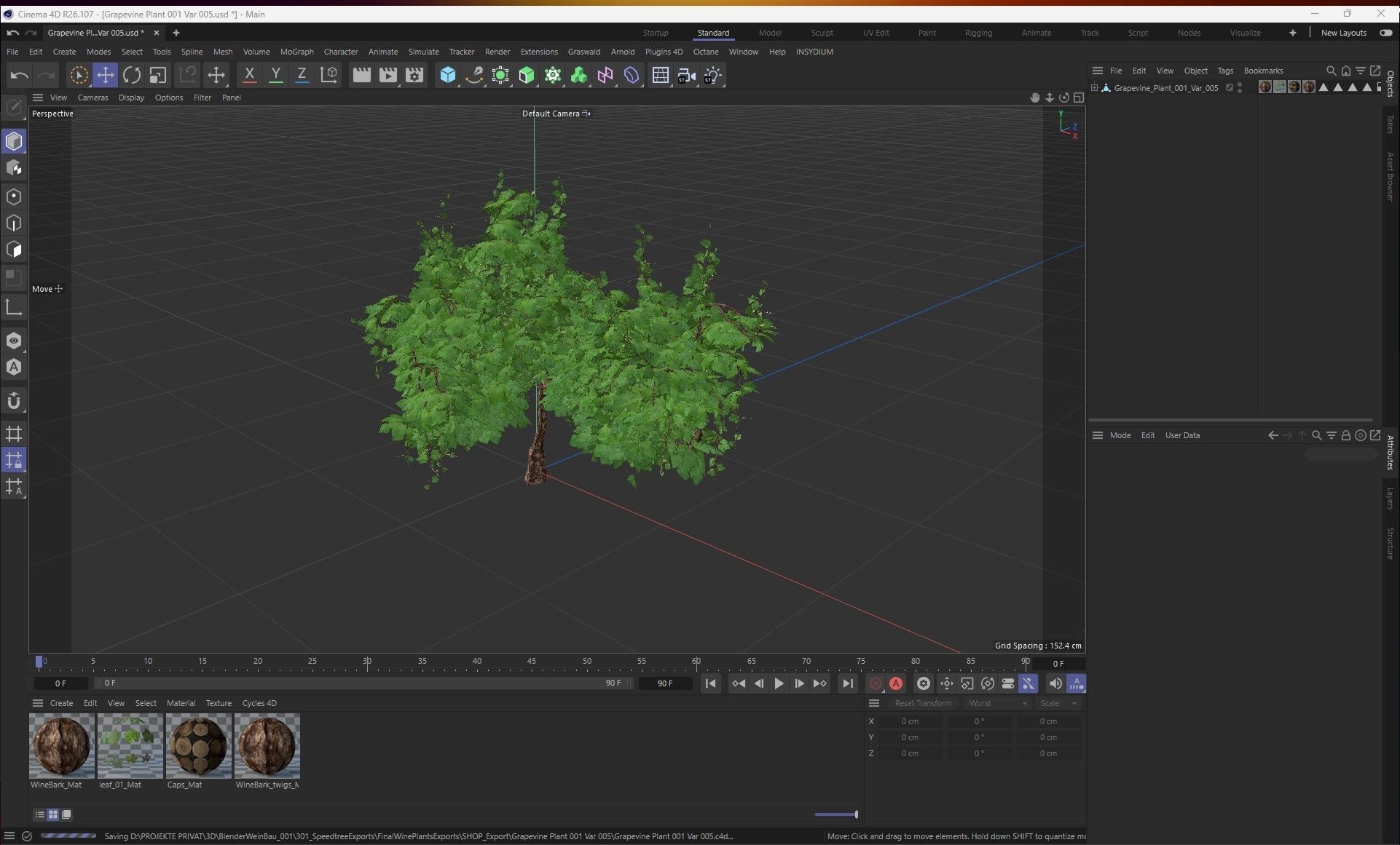 Grapevine Plant 001 Var 005 3D model_10