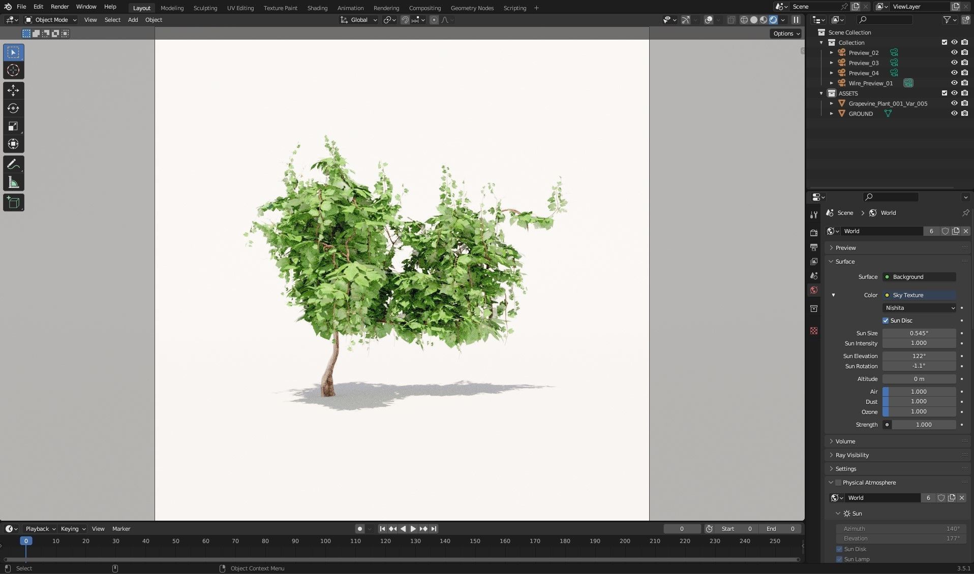 Grapevine Plant 001 Var 005 3D model_9