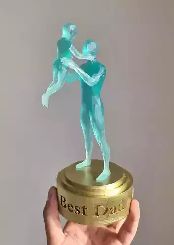 Best Dad Trophy 3D print model