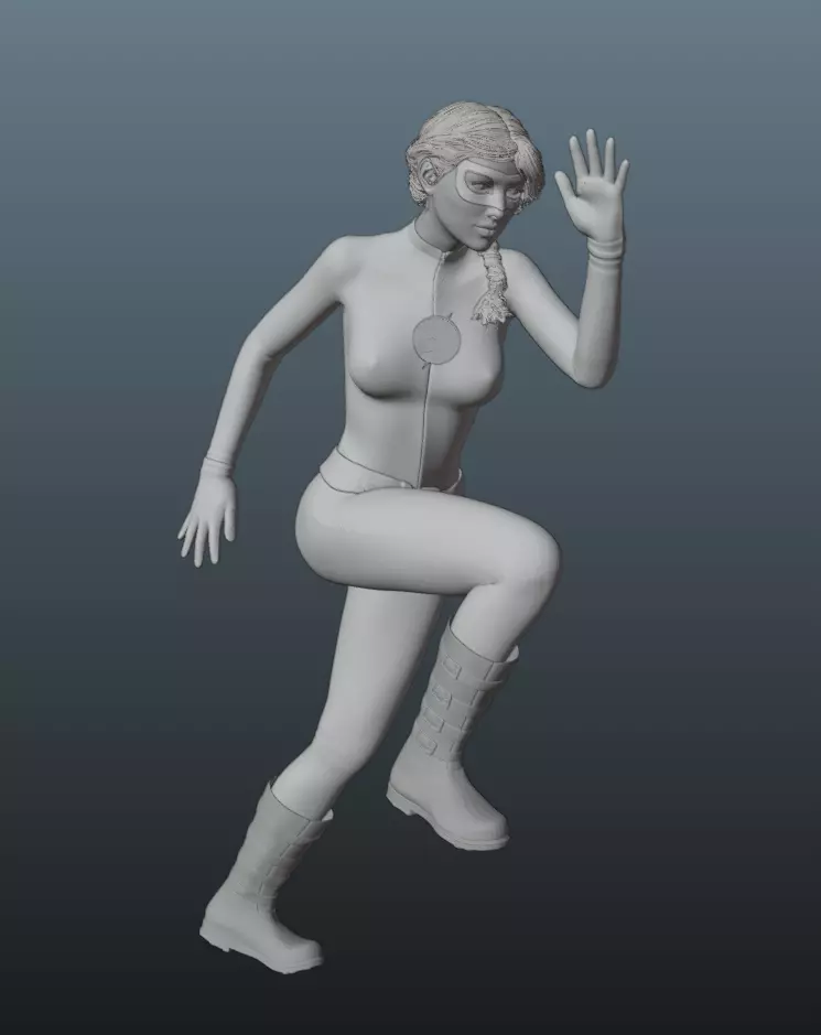 Jesse Quick - The Flash CW series 3D print model