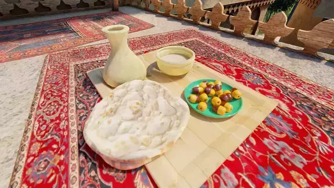 Oriental food is light