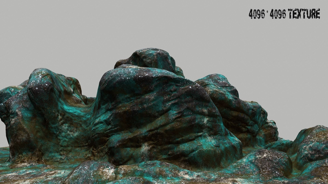 Rock mountain with rocks