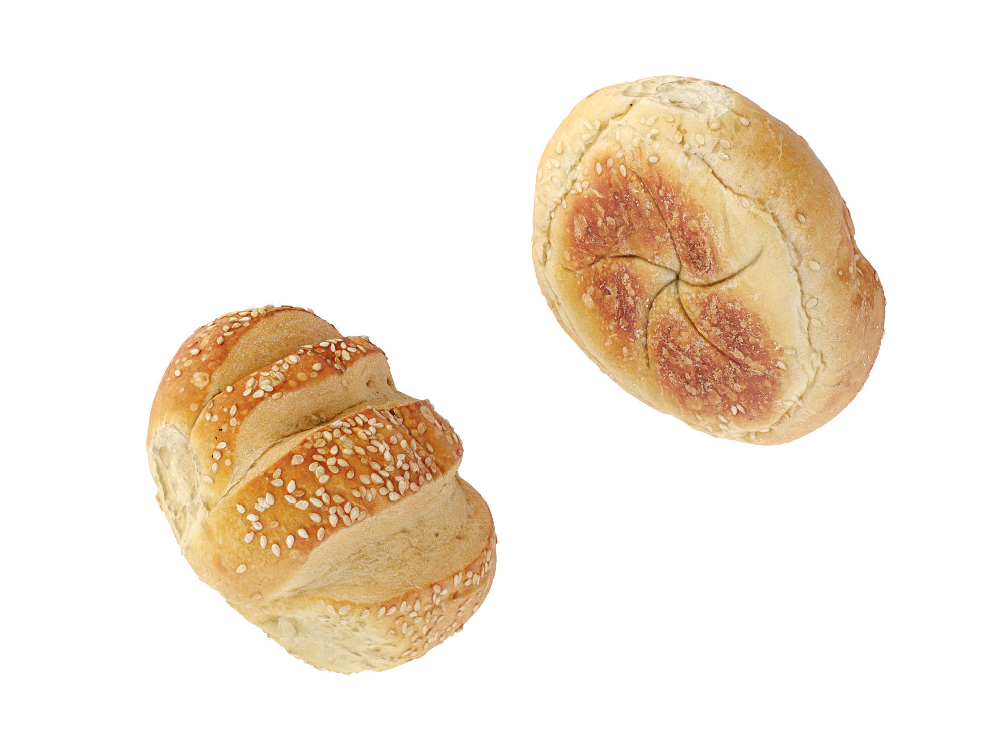 Hamburger Bun  3D model_8