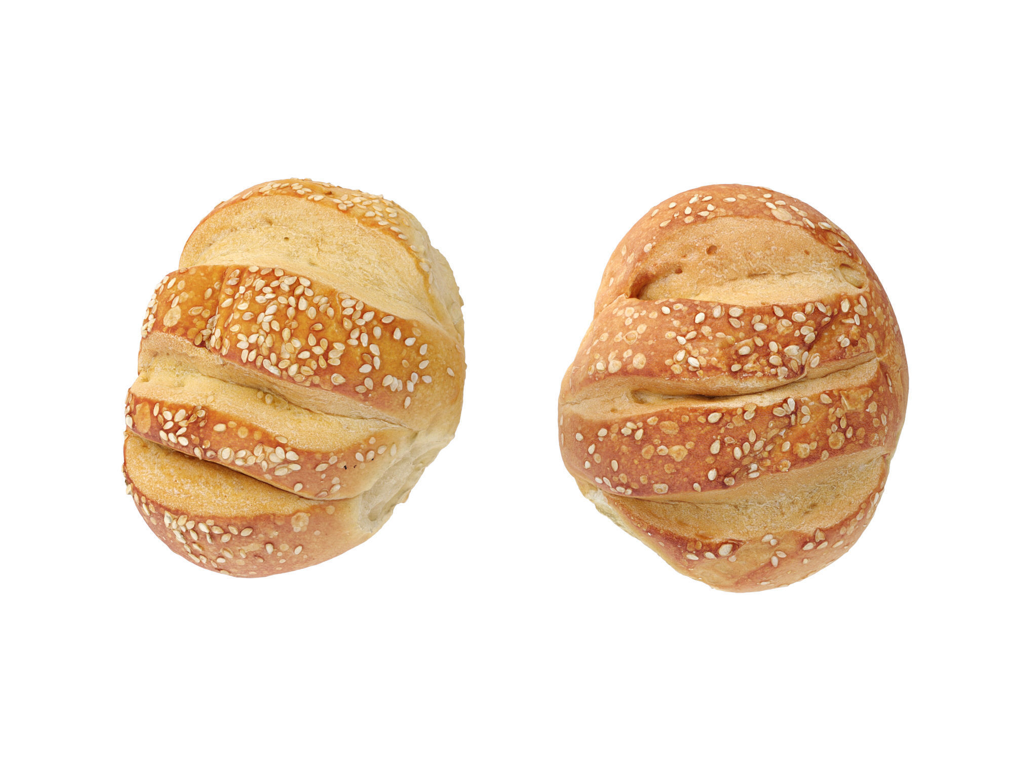 Hamburger Bun  3D model_11