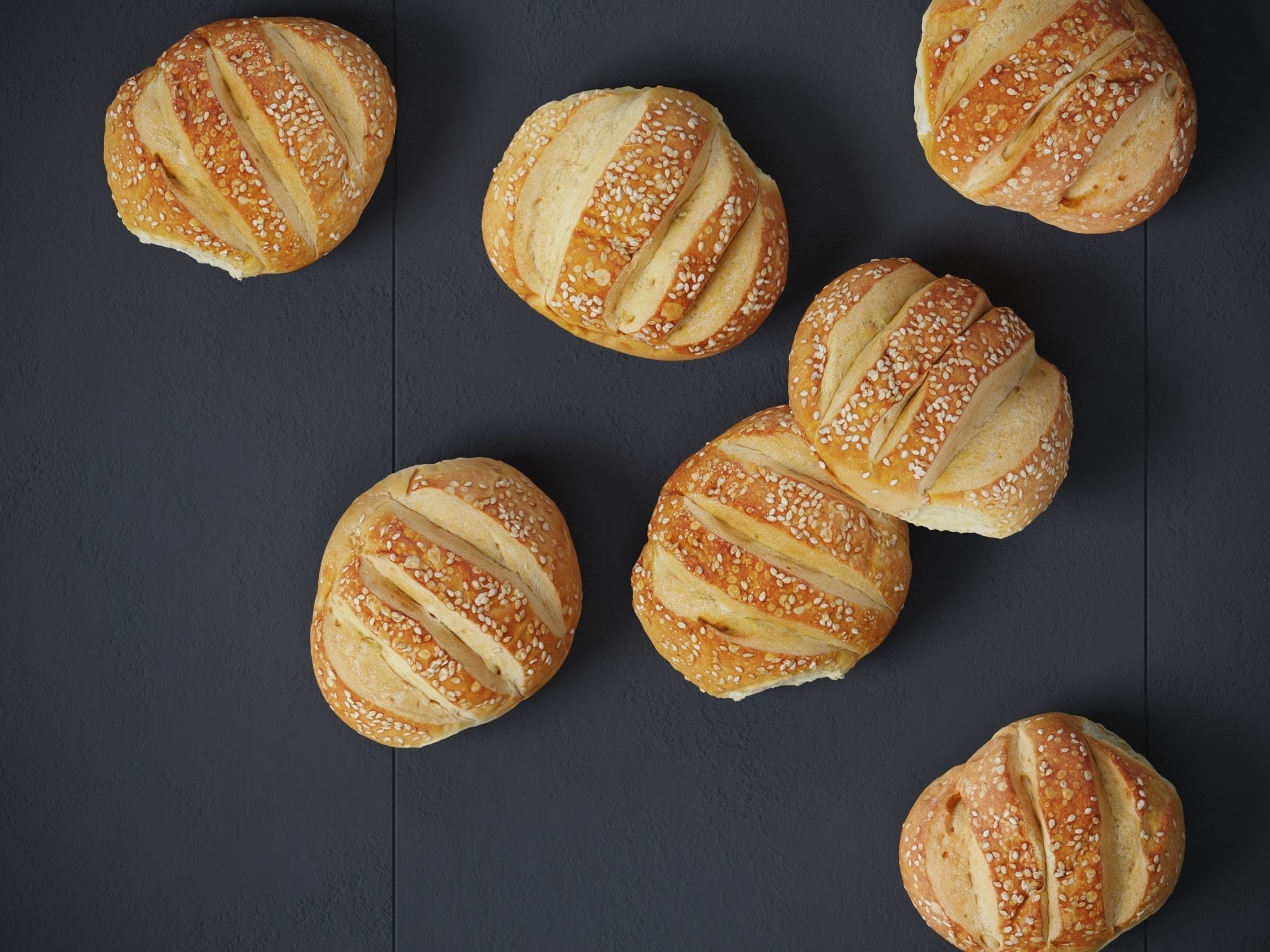 Hamburger Bun  3D model_5