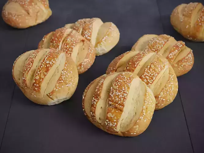 Hamburger Bun  3D model
