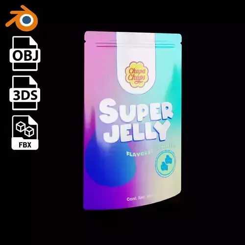 Sachet for food 3D model