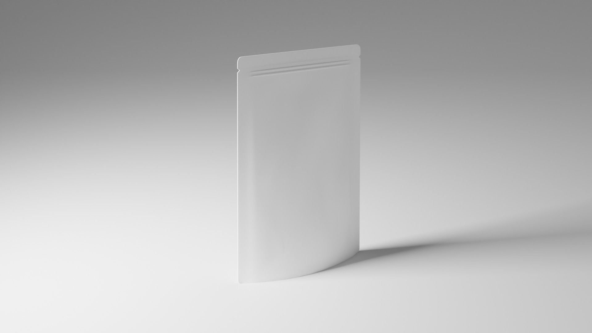 Sachet for food 3D model_3
