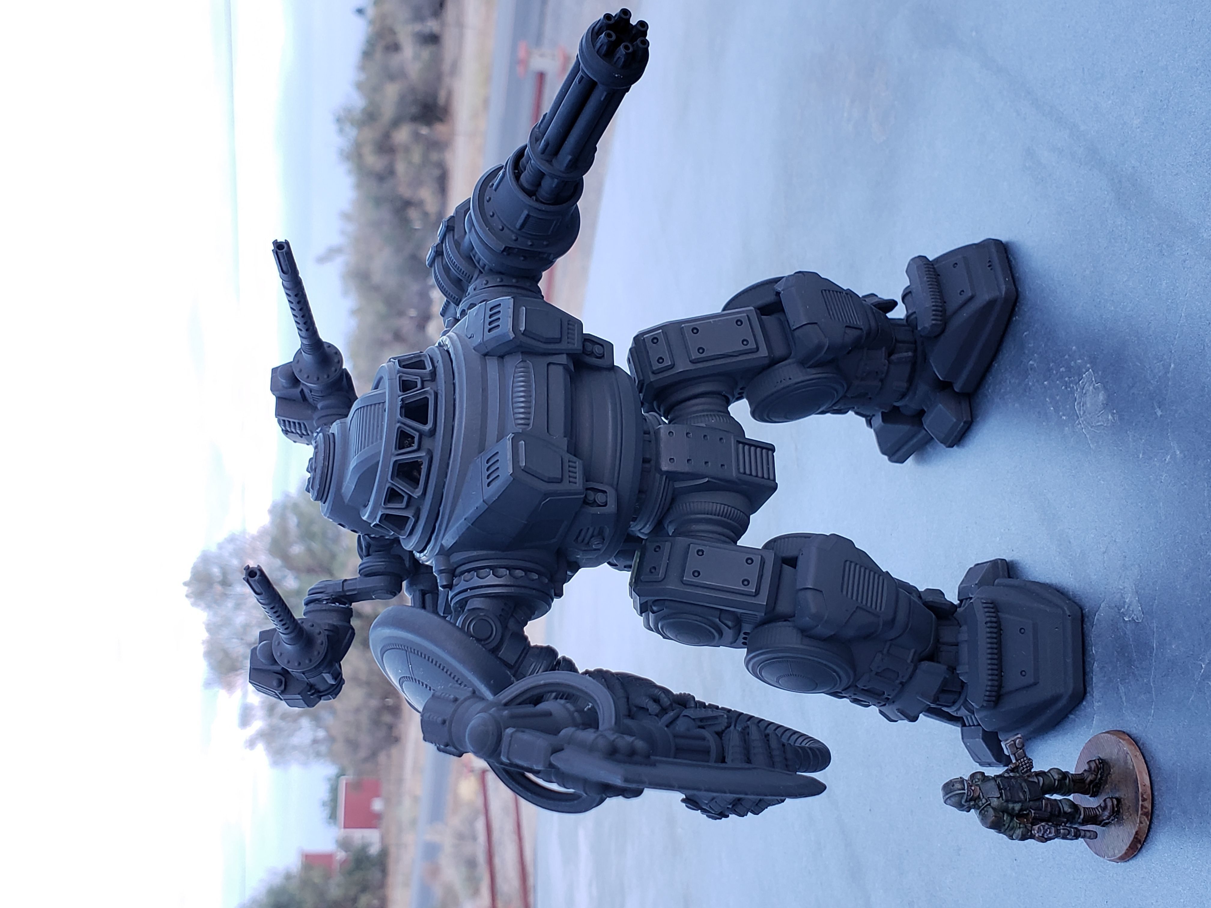 28mm Dwarf Mech - The Burrows Ripper Special 3D print model_36