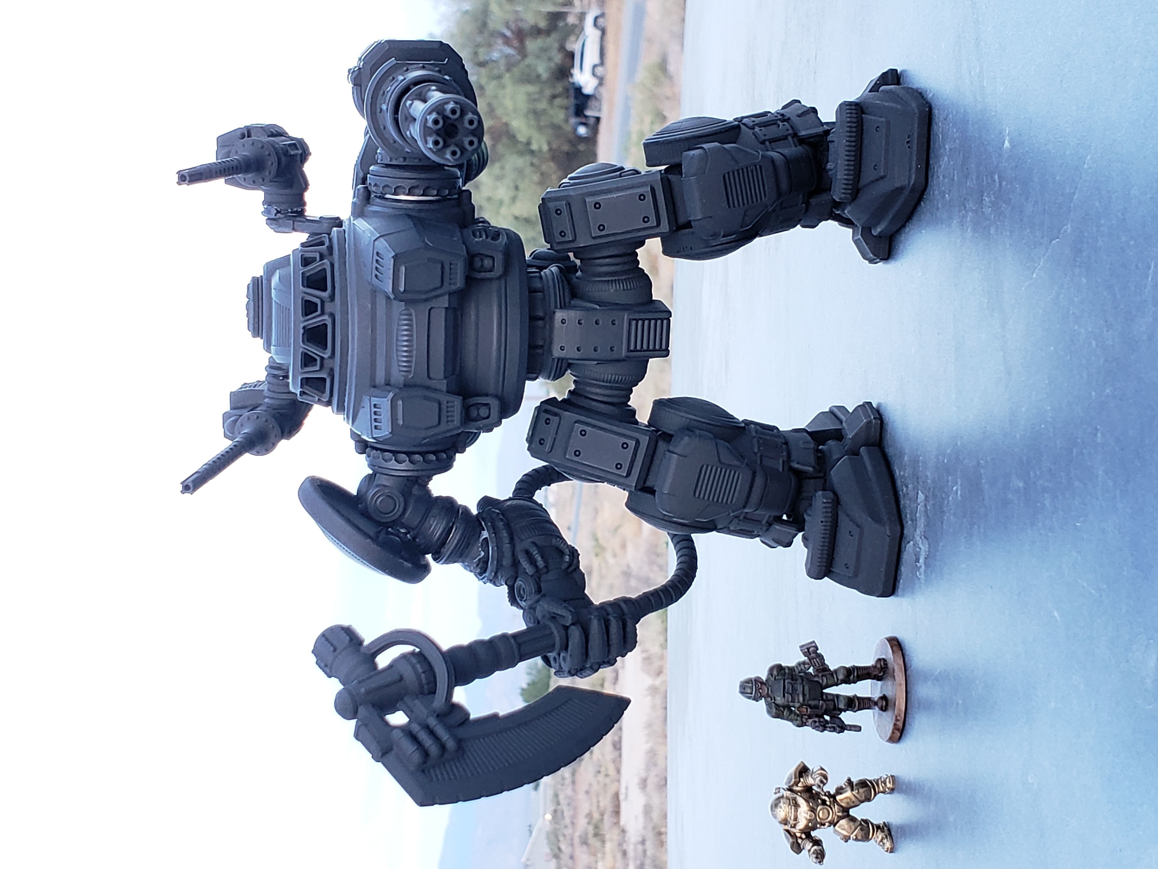 28mm Dwarf Mech - The Burrows Ripper Special 3D print model_2