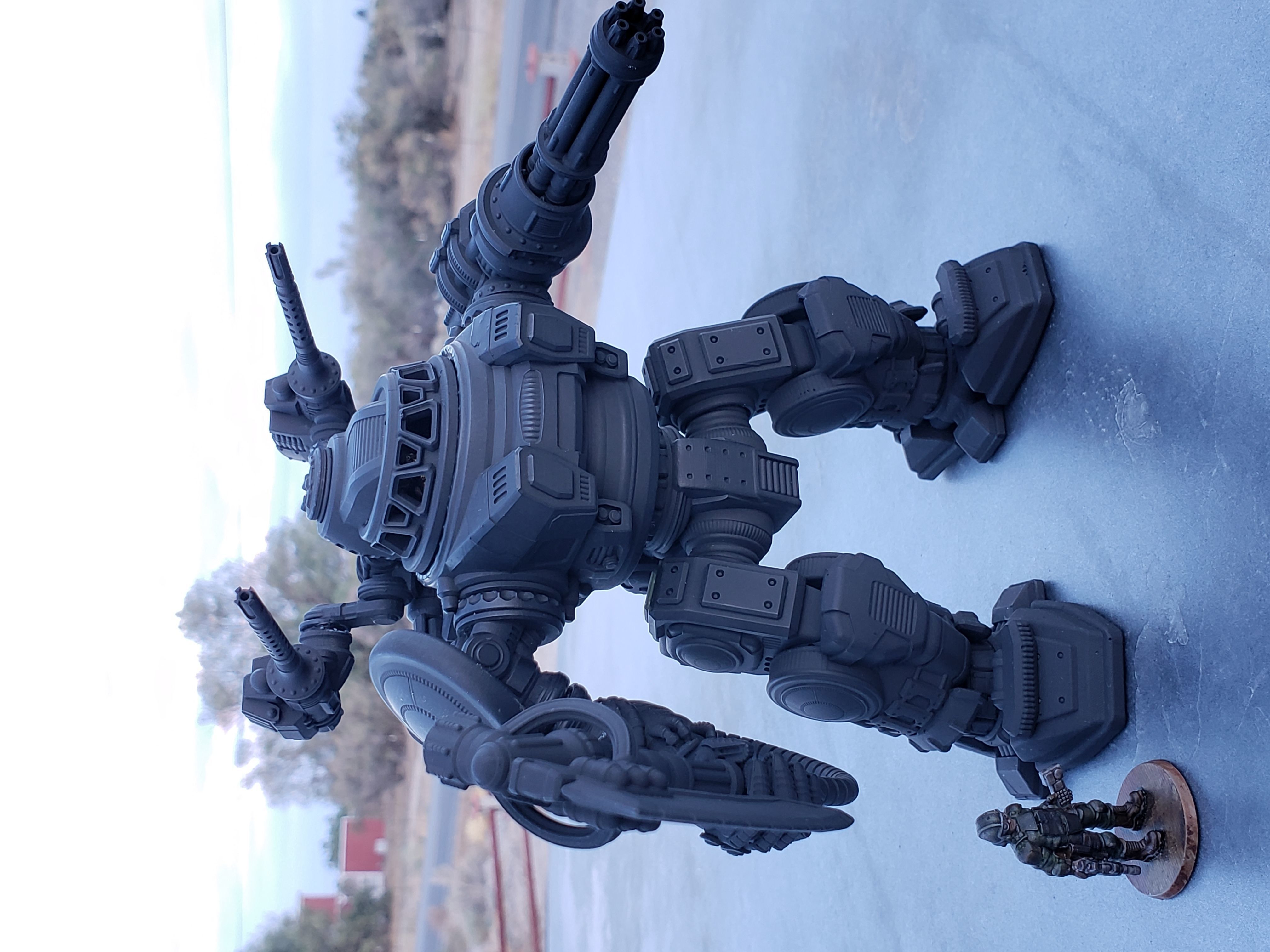 28mm Dwarf Mech - The Burrows Ripper Special 3D print model_35