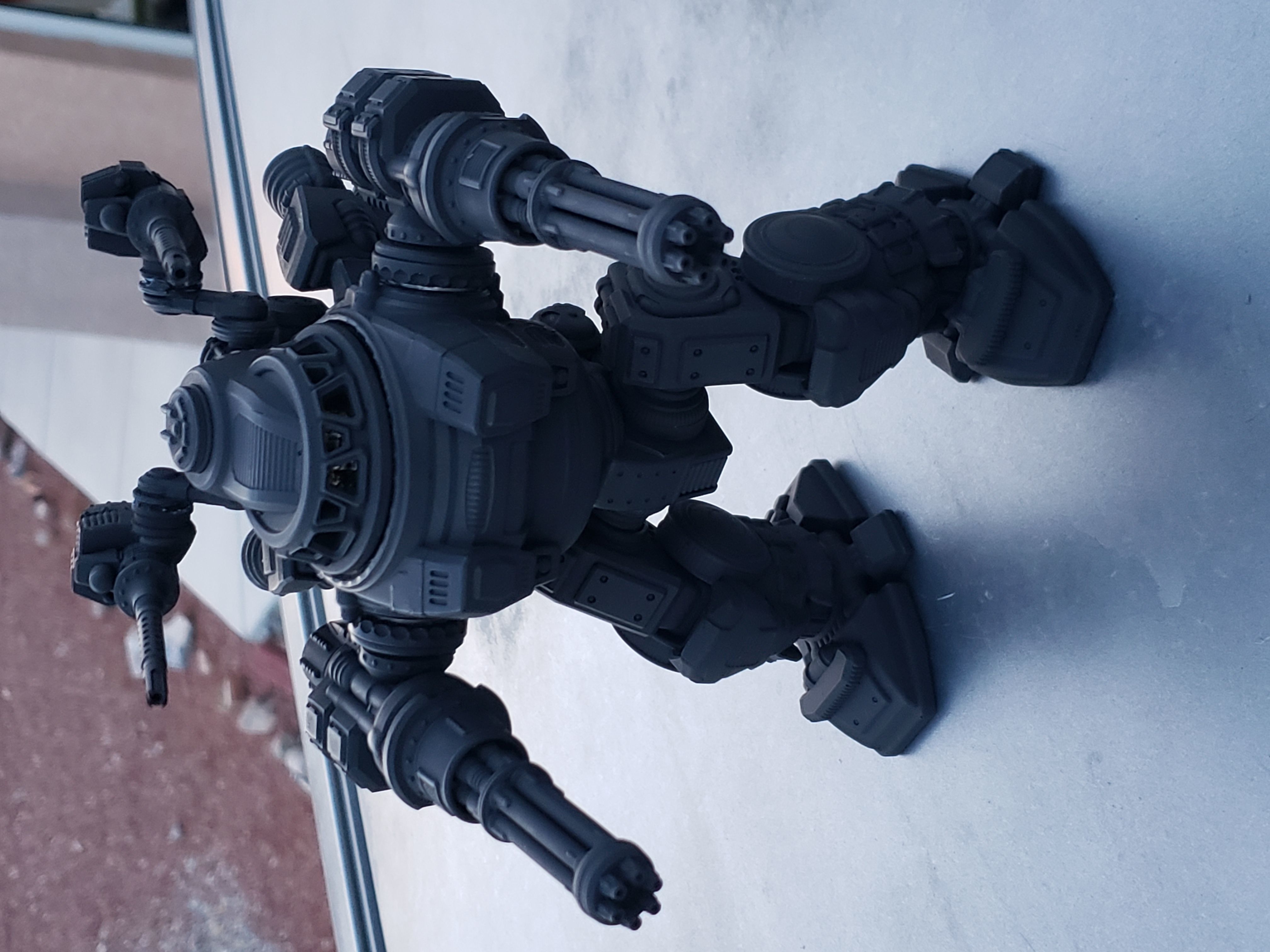 28mm Dwarf Mech - The Burrows Ripper Special 3D print model_6