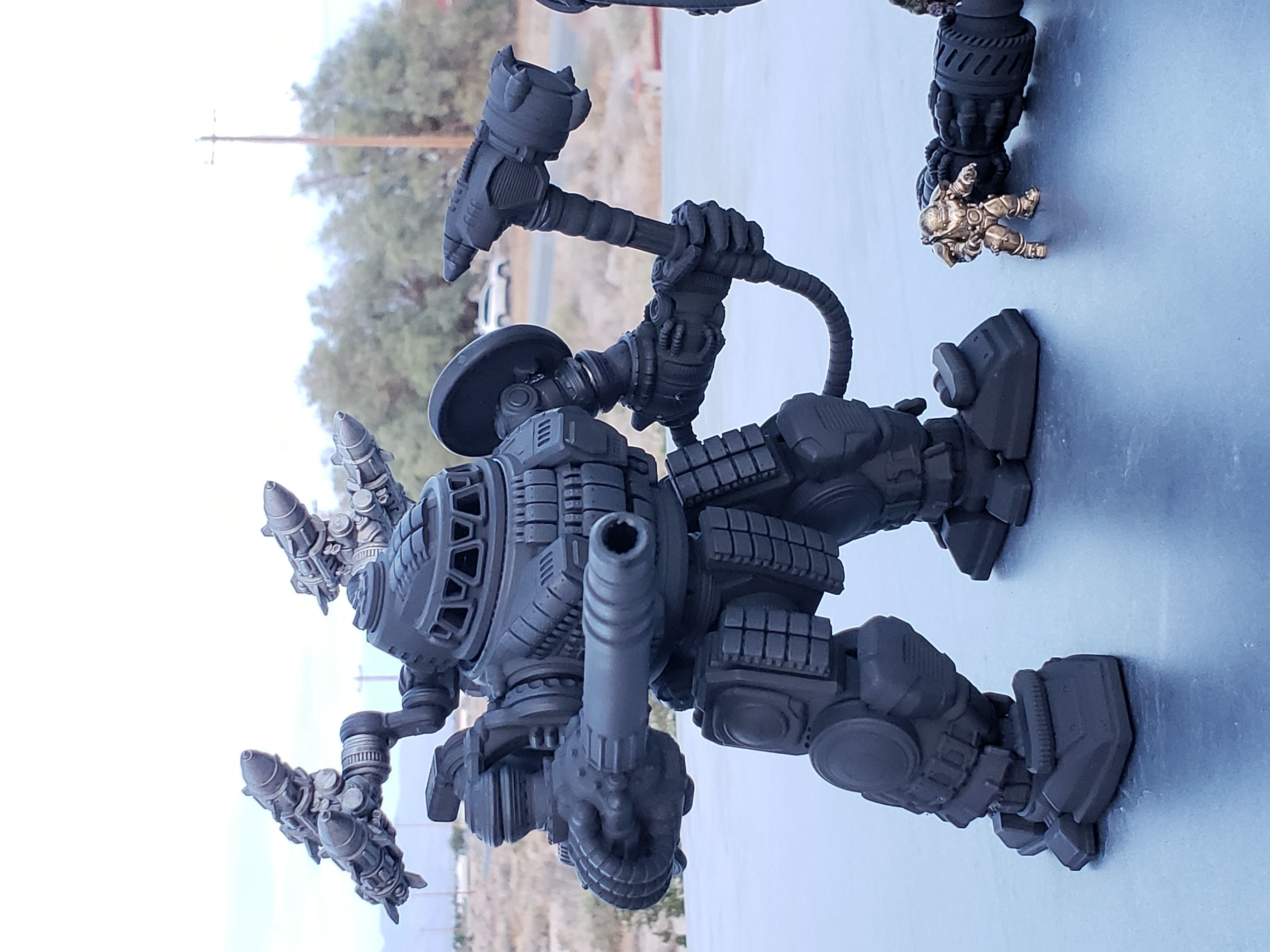 28mm Dwarf Mech - The Burrows Ripper Special 3D print model_44