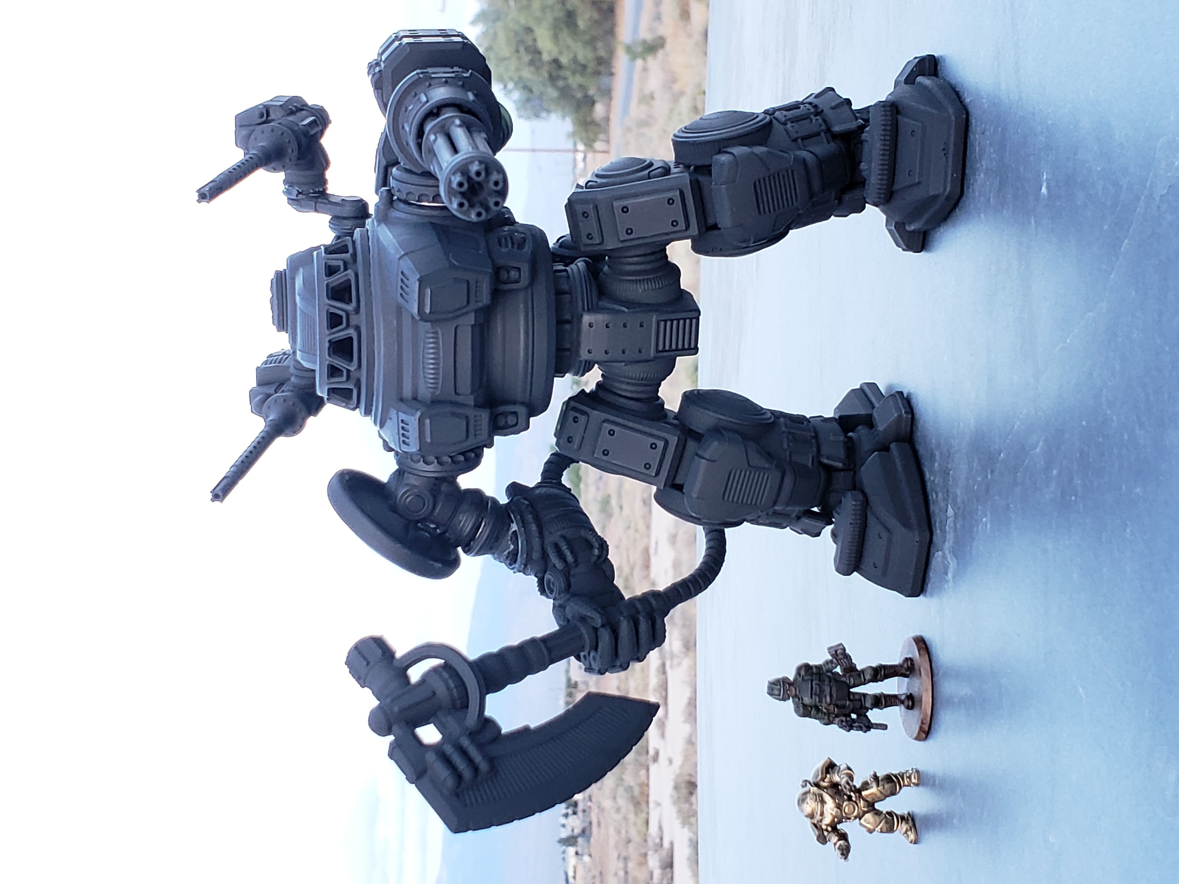28mm Dwarf Mech - The Burrows Ripper Special 3D print model_42