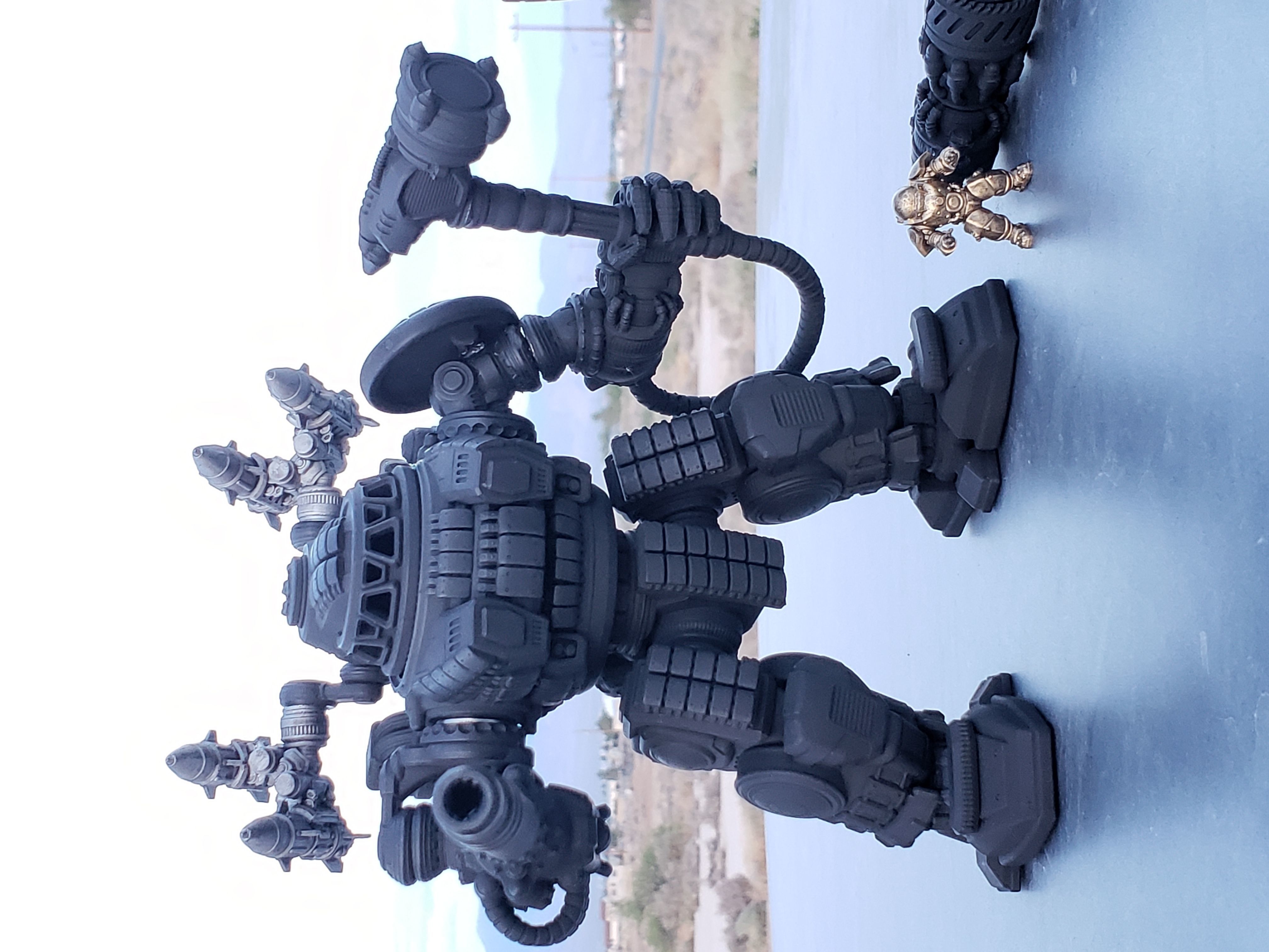 28mm Dwarf Mech - The Burrows Ripper Special 3D print model_41