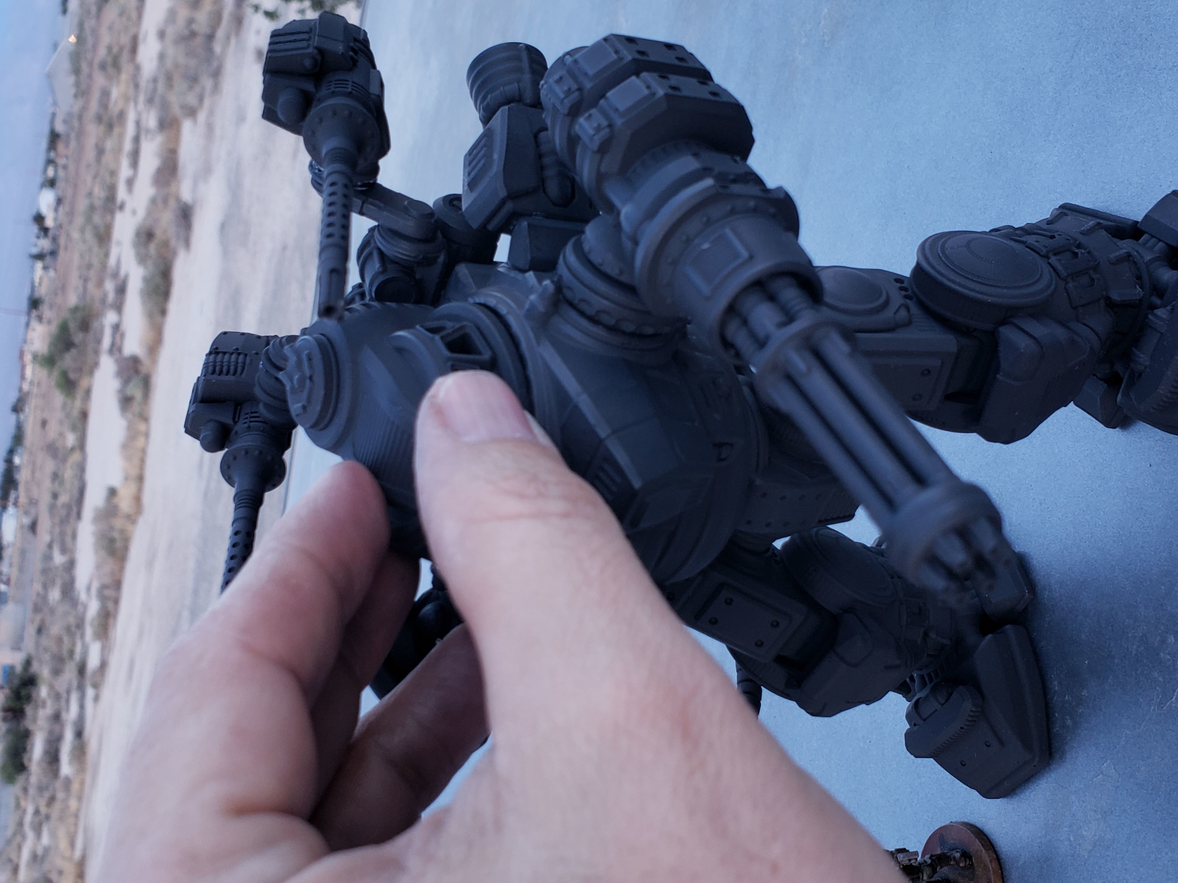 28mm Dwarf Mech - The Burrows Ripper Special 3D print model_27