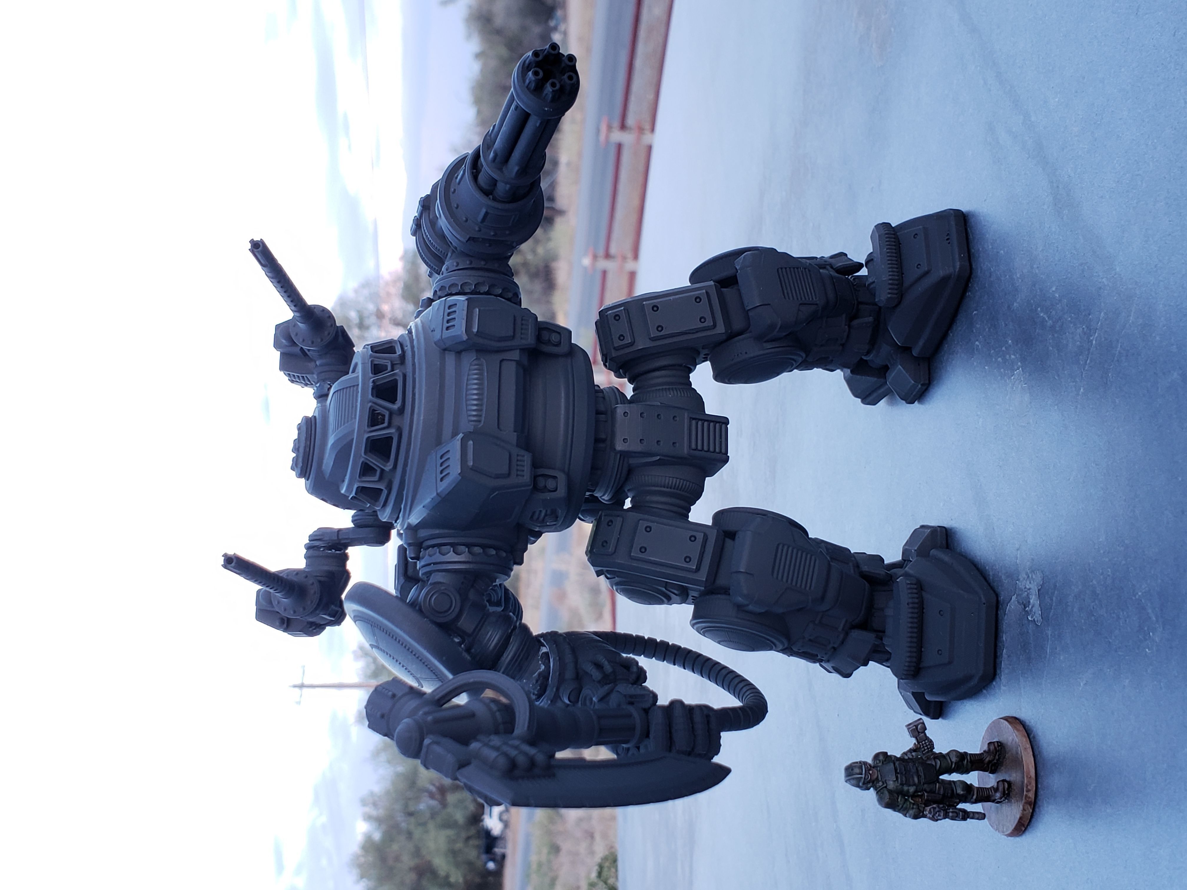 28mm Dwarf Mech - The Burrows Ripper Special 3D print model_29