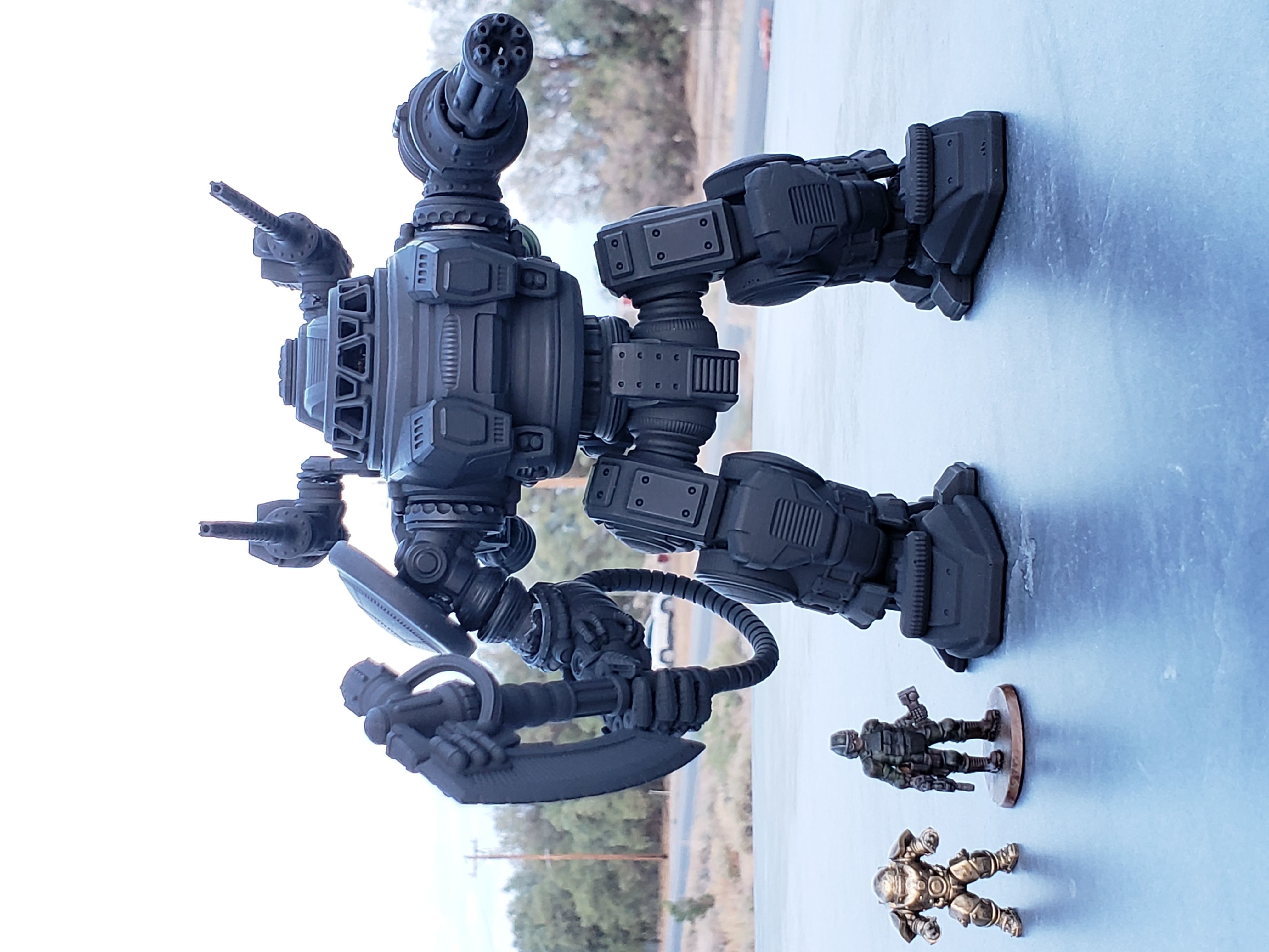 28mm Dwarf Mech - The Burrows Ripper Special 3D print model_43