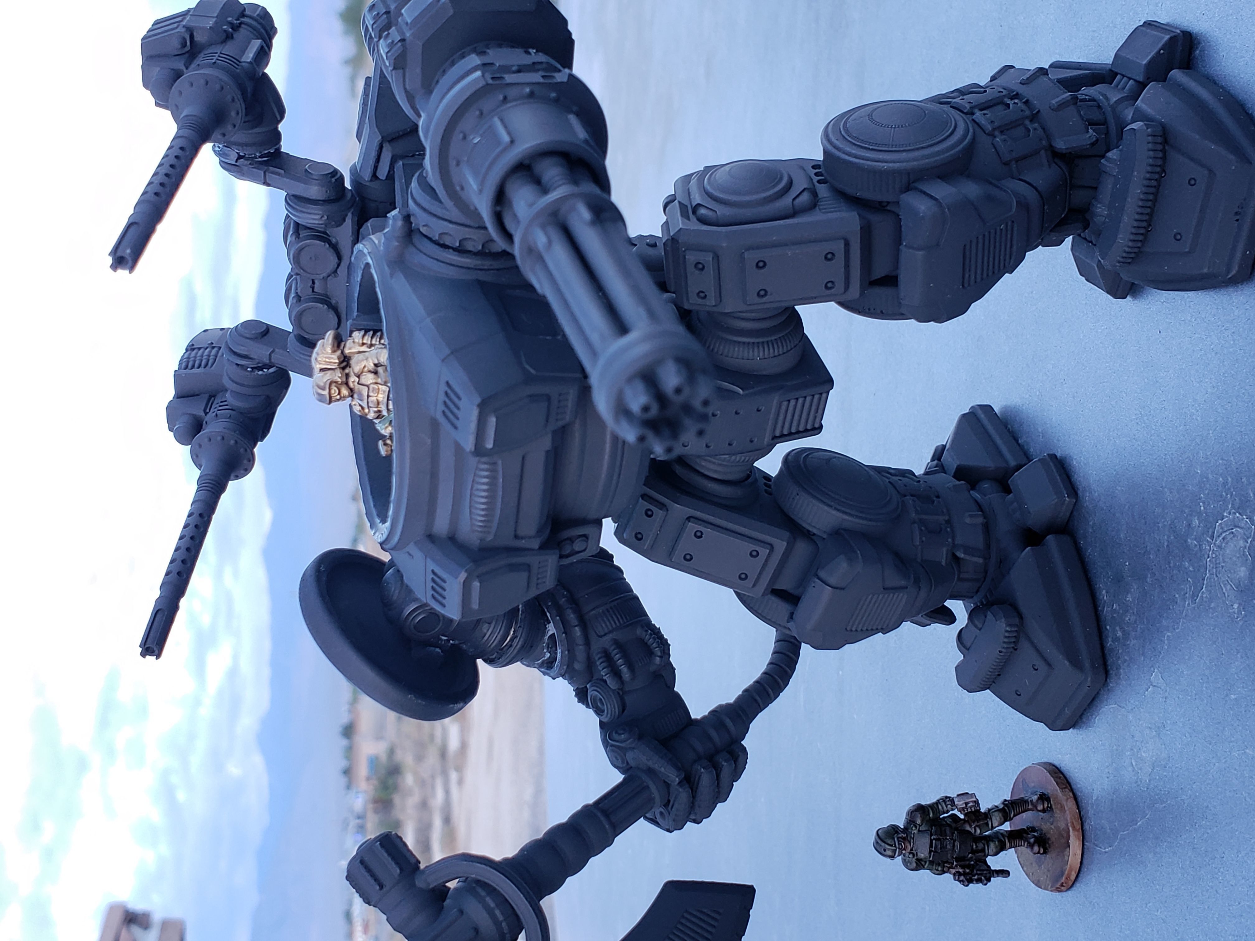 28mm Dwarf Mech - The Burrows Ripper Special 3D print model_34