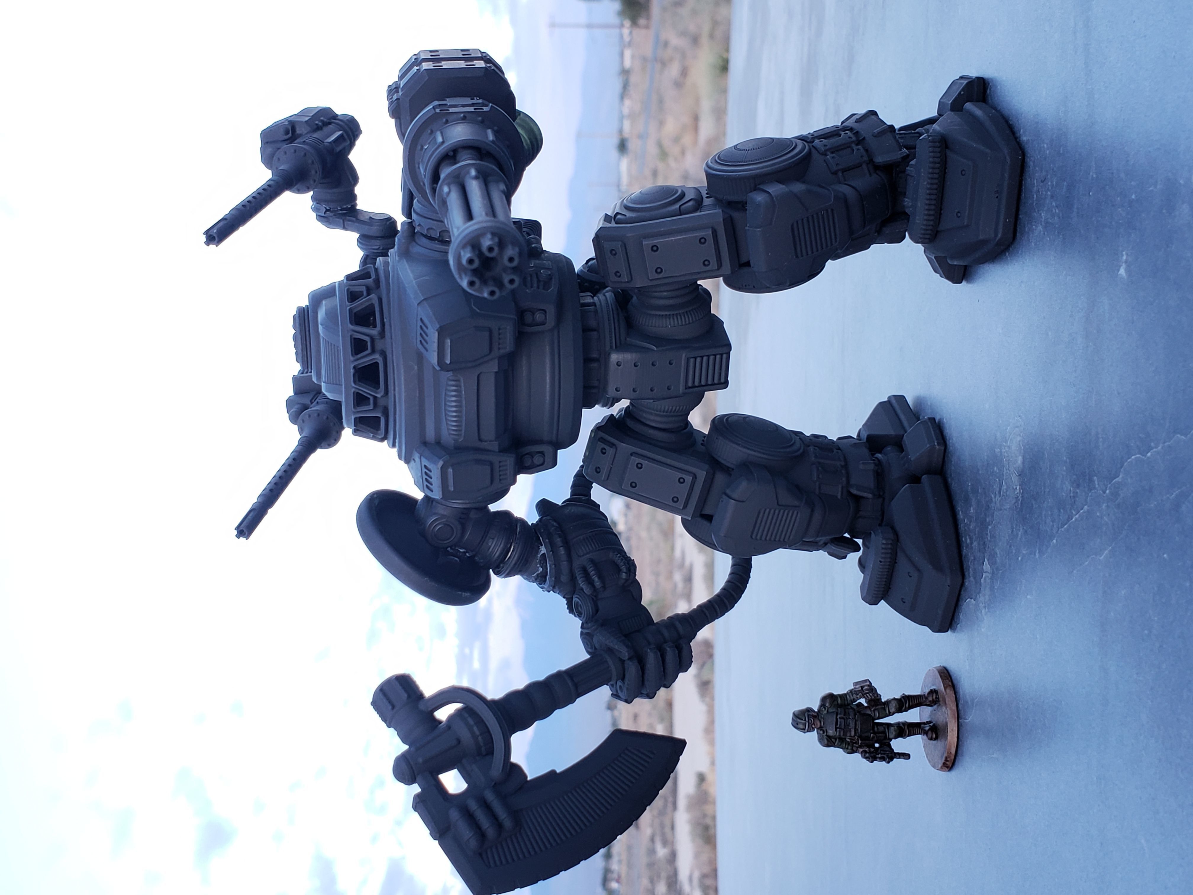 28mm Dwarf Mech - The Burrows Ripper Special 3D print model_12