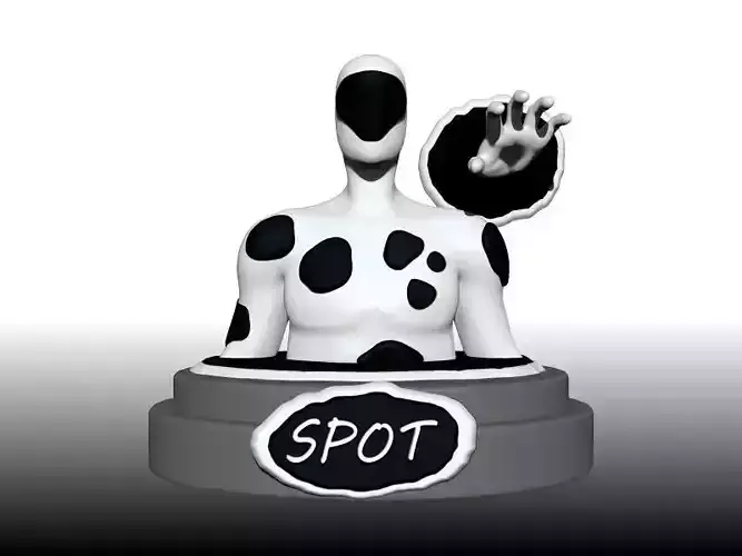 SPOT MANCHA SPIDERMAN ACROSS THE SPIDERVERSE 3D print model