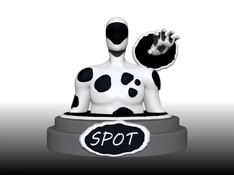 SPOT MANCHA SPIDERMAN ACROSS THE SPIDERVERSE 3D print model_0