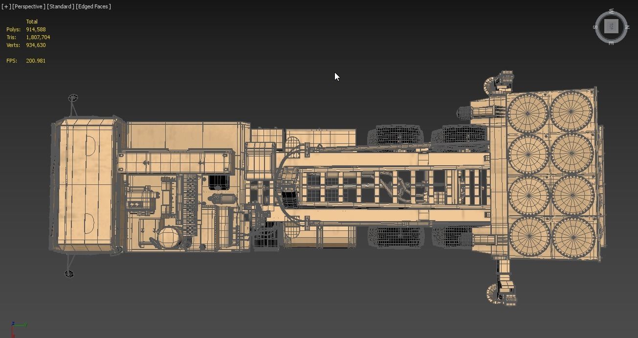 US Mobile Anti-Ballistic Missile System THAAD Open Version 3D model_8