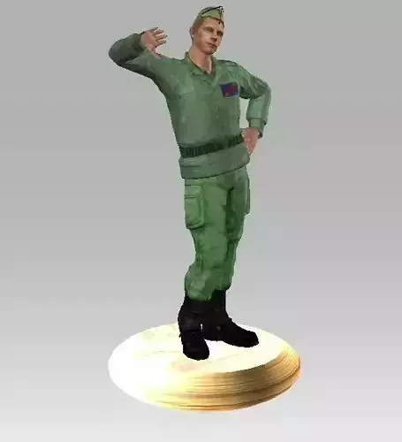 Spanish legionnaires out 3D model