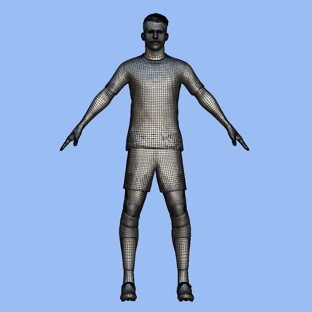 T-P Rigged Laporte Manchester City 3D model_6
