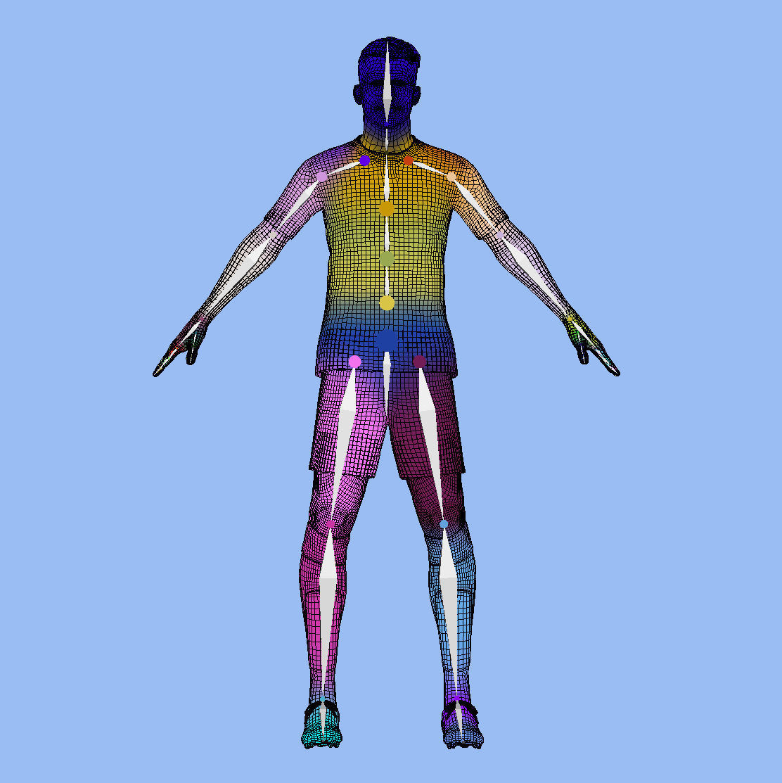 T-P Rigged Laporte Manchester City 3D model_7