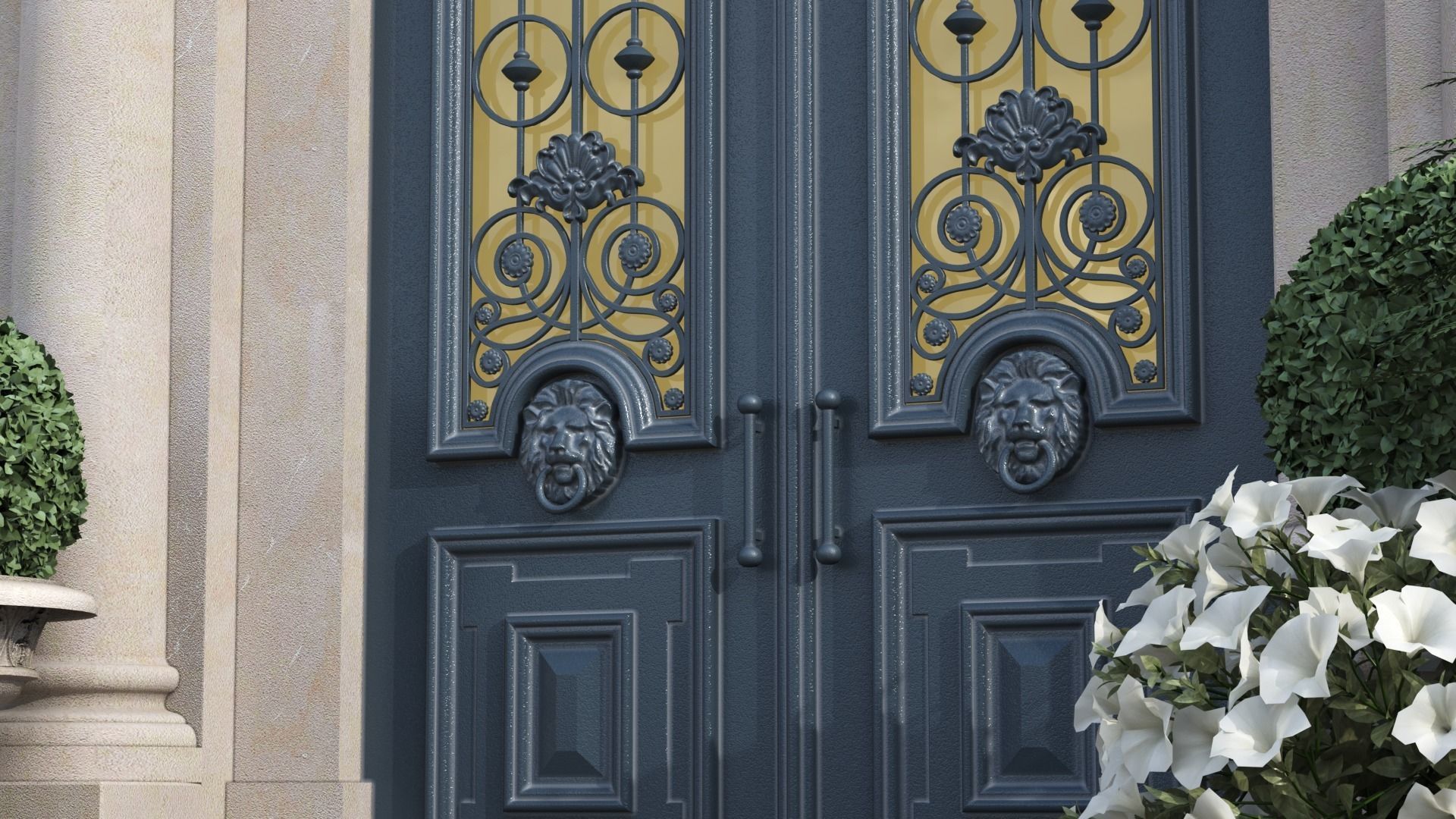 Exterior Doors 1 3D model_5