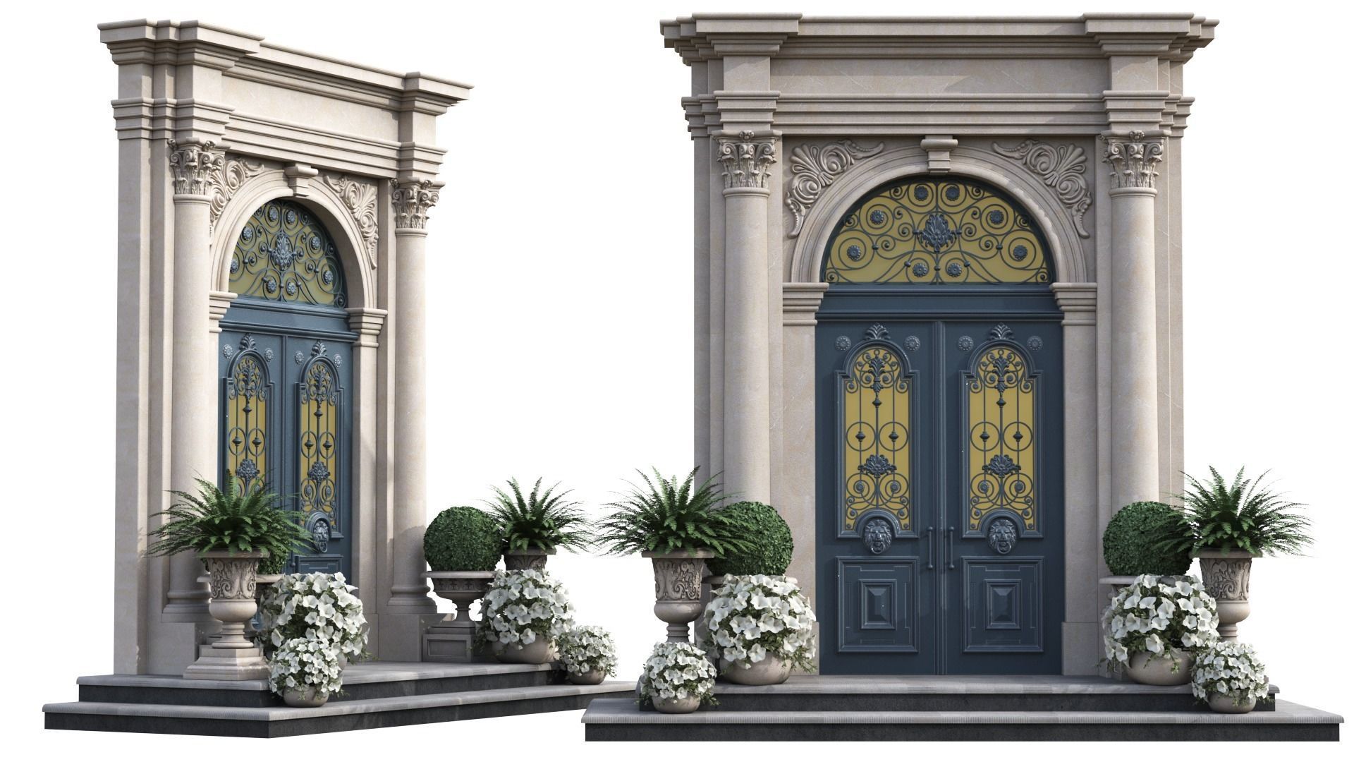 Exterior Doors 1 3D model_1
