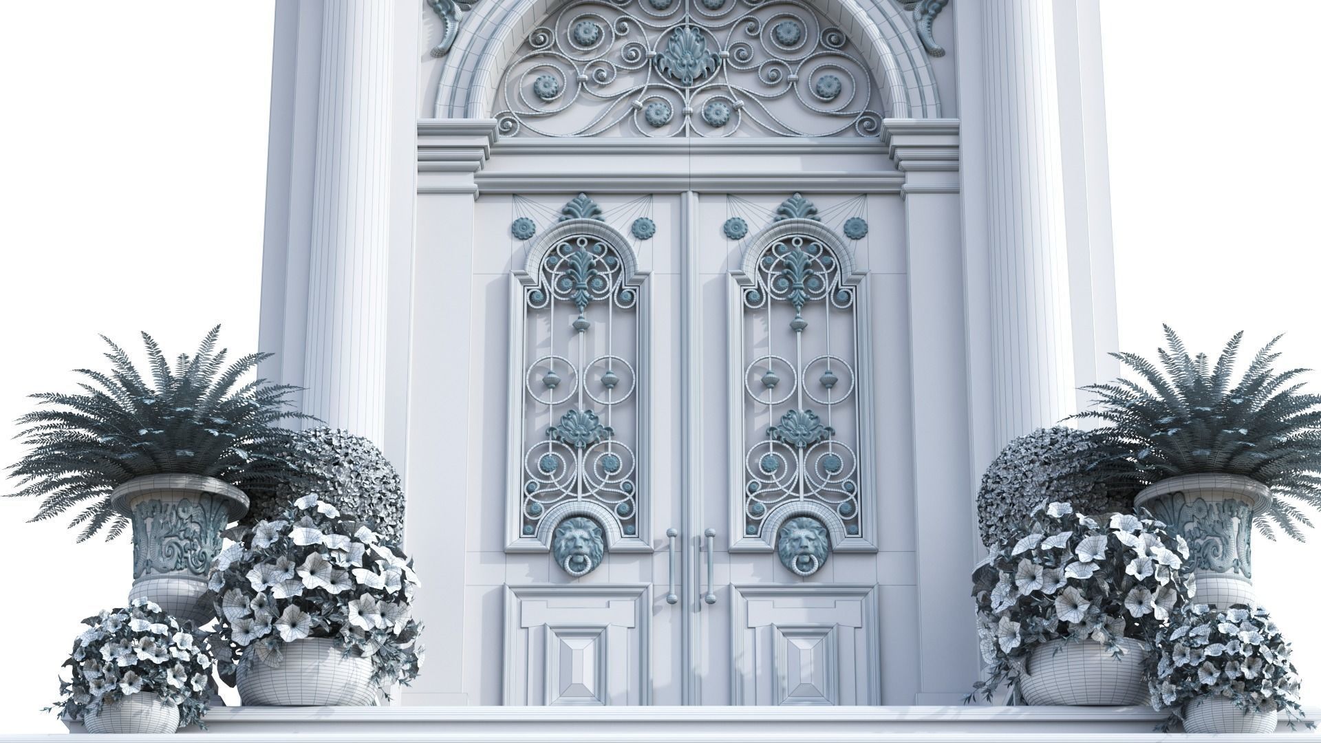 Exterior Doors 1 3D model_10