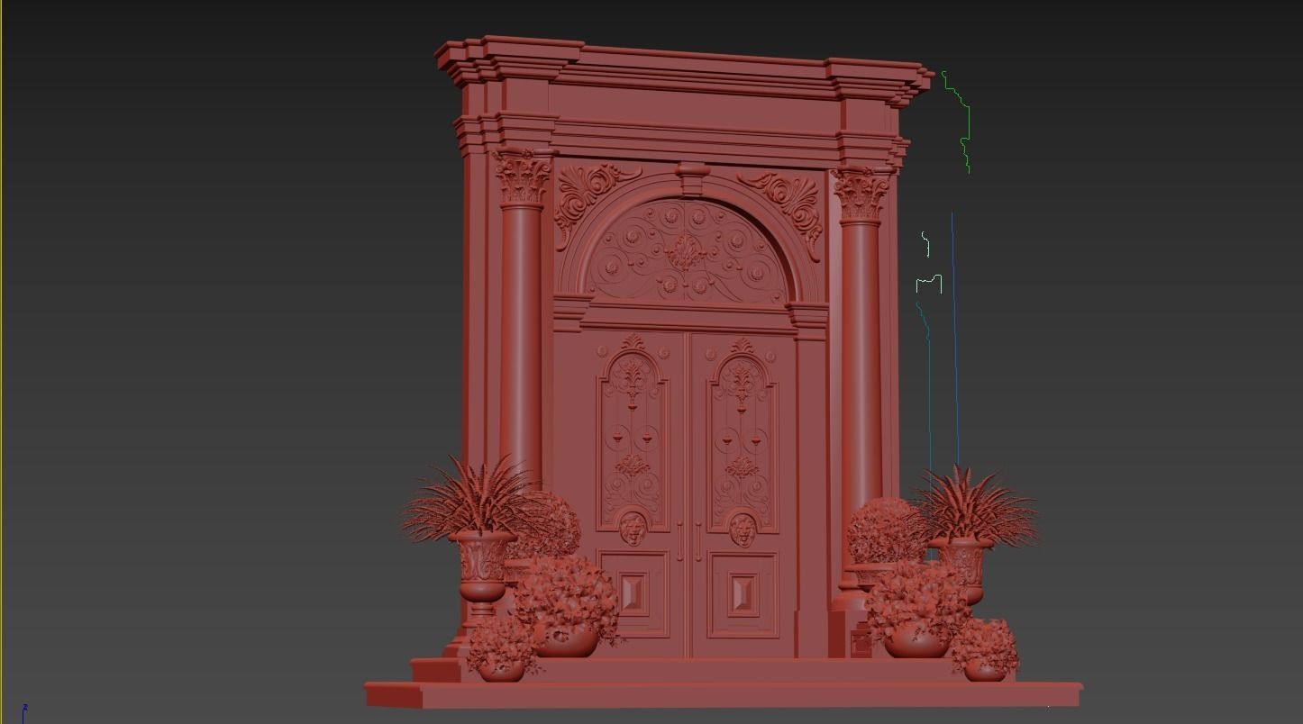 Exterior Doors 1 3D model_17