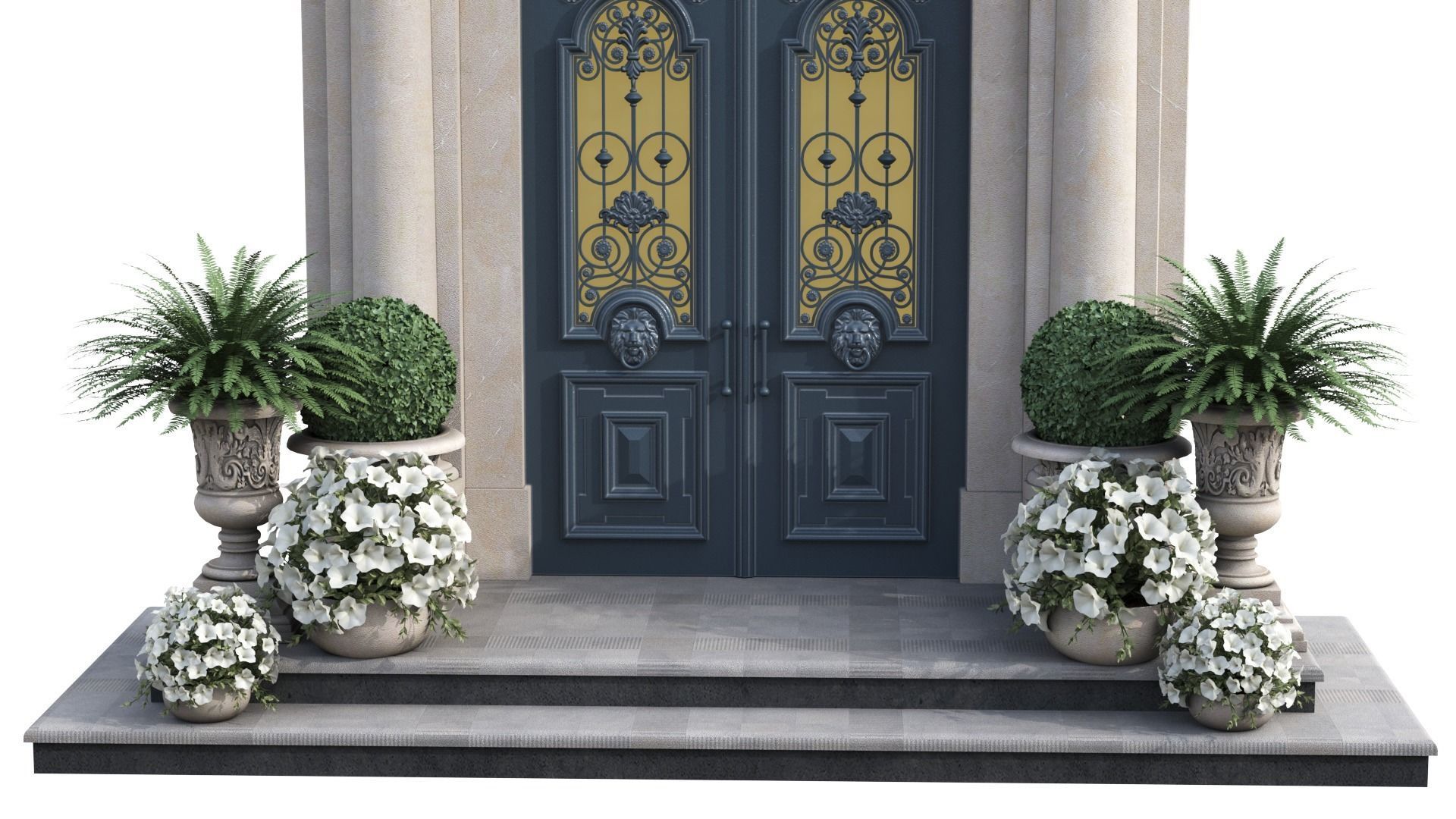 Exterior Doors 1 3D model_8