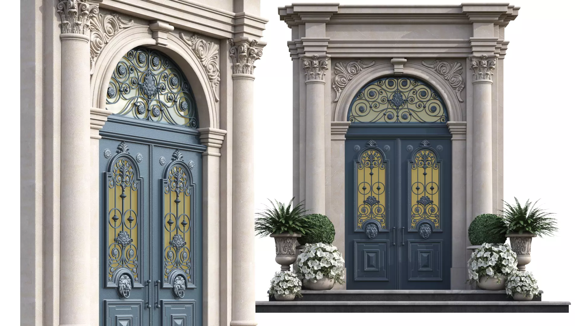 Exterior Doors 1 3D model_0