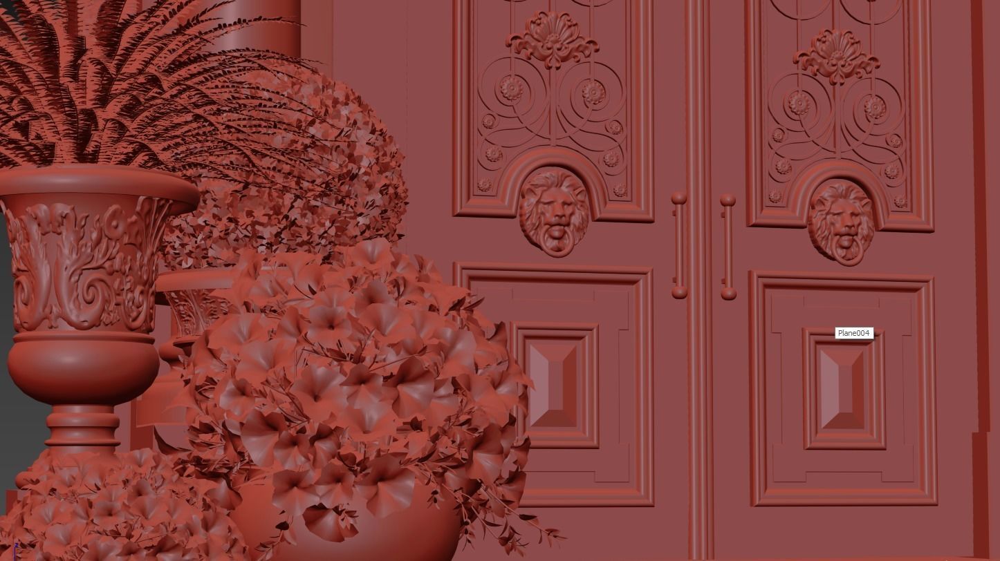 Exterior Doors 1 3D model_16