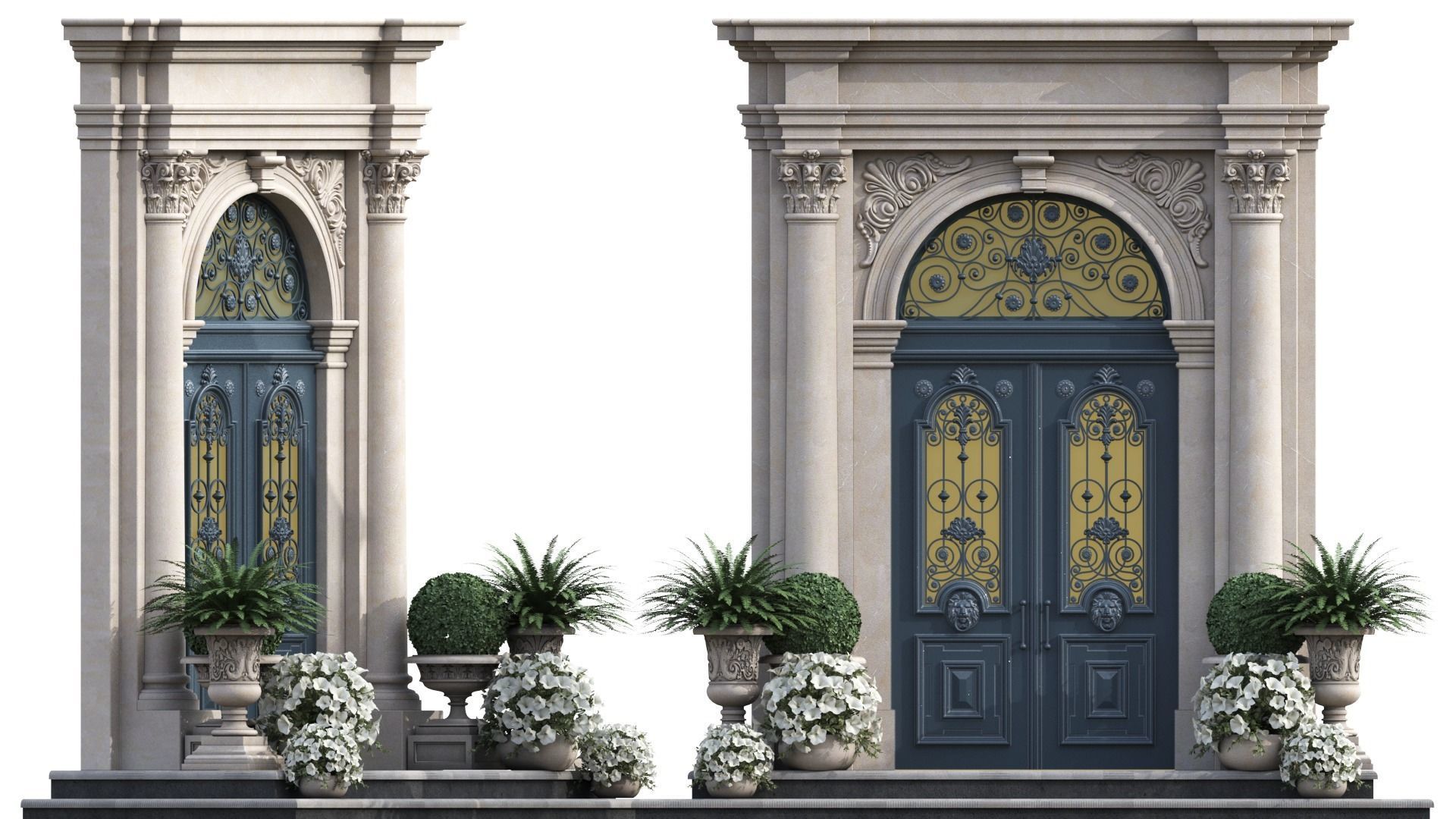 Exterior Doors 1 3D model_7