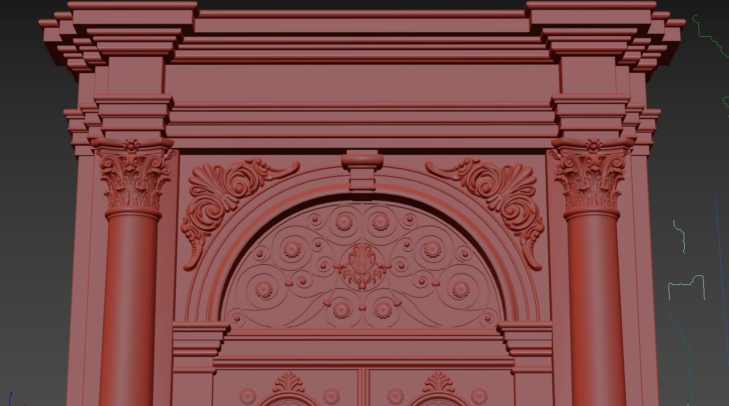 Exterior Doors 1 3D model_14