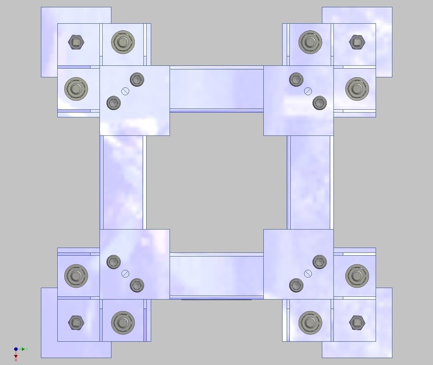 26360-Base for robot KAWASAKI BX100L-Hight 200  3D model_6